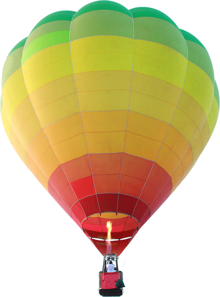 Hot Air Balloon Isolated